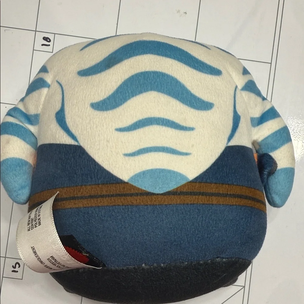 Mattel Orange and Blue Plush Character with Striped Headwrap